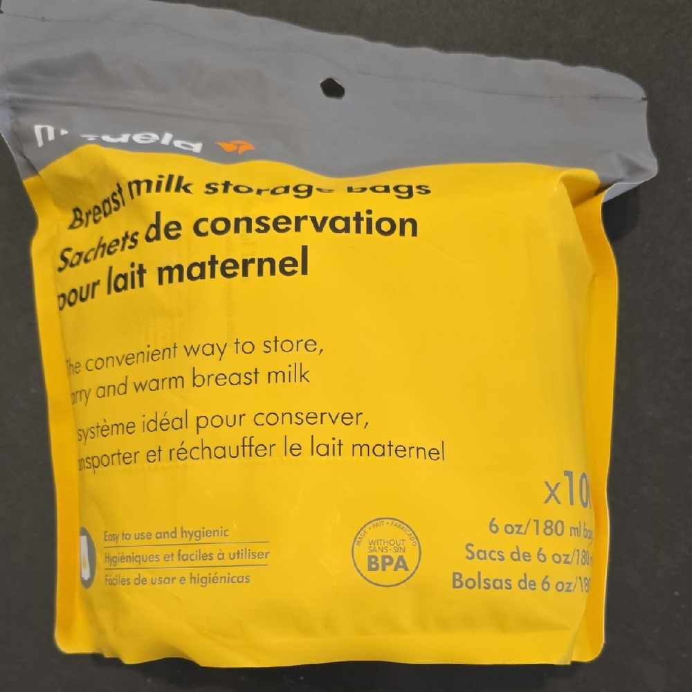 Medela Breast Milk Storage Bags – 100 Count (180 mL) – New & Sealed